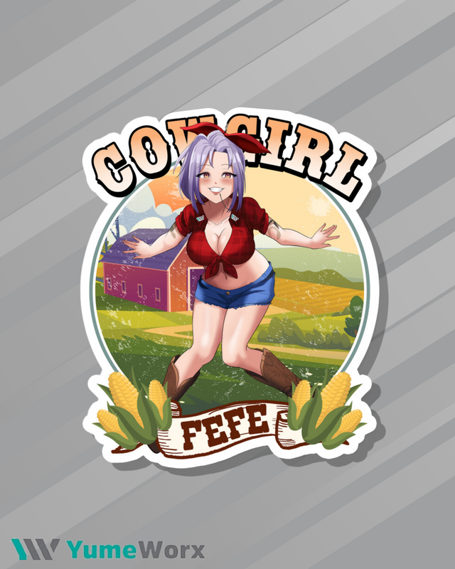 Farm Girl FeFe Tee Sticker